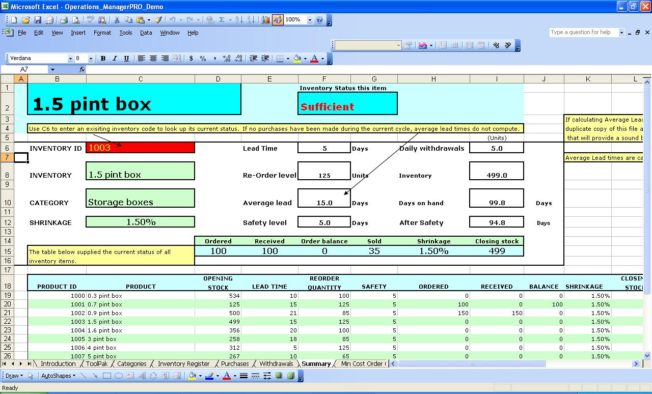 ExcelEquipmentSpreadsheet —