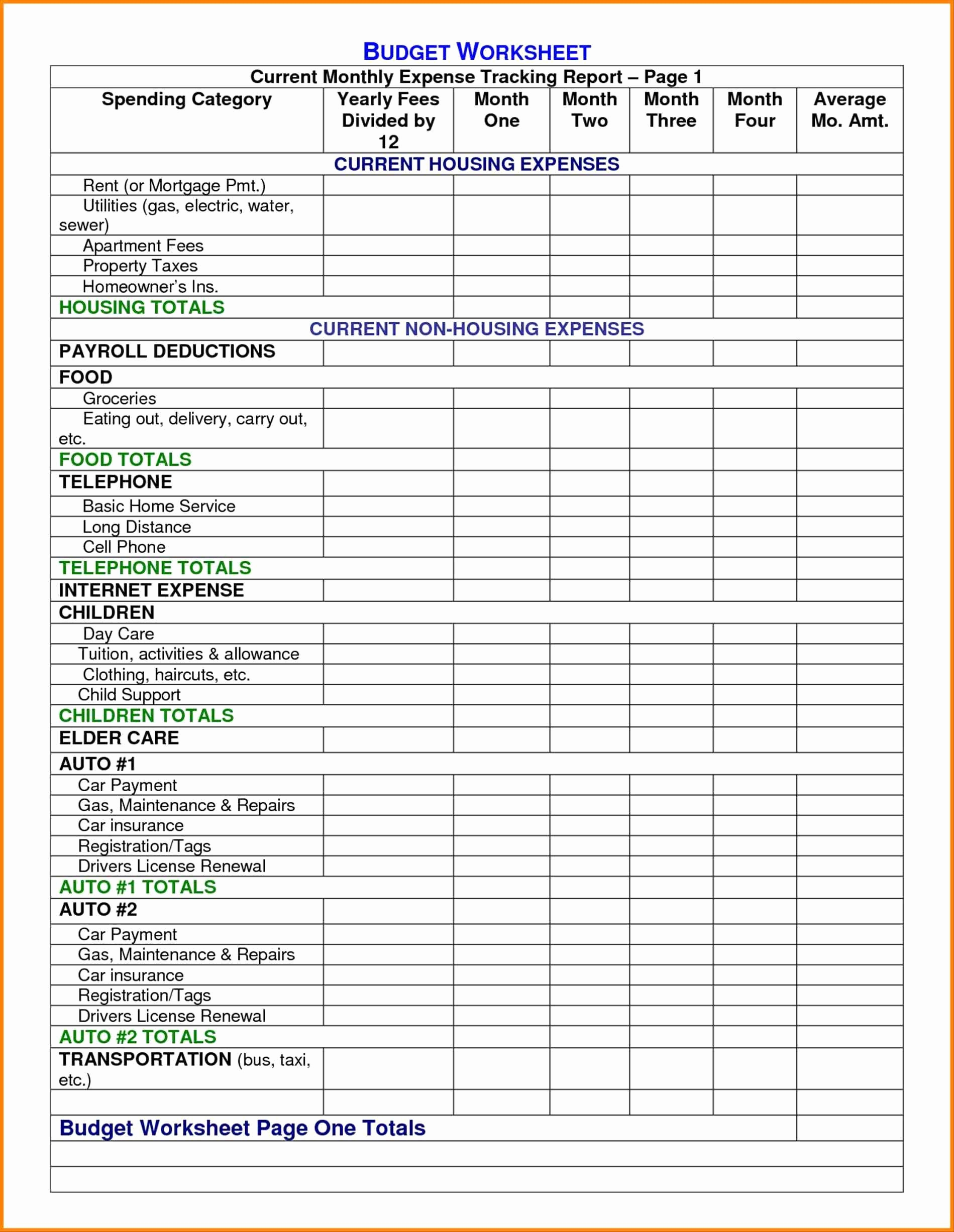 50 30 20 Budget Spreadsheet Beautiful Small Business