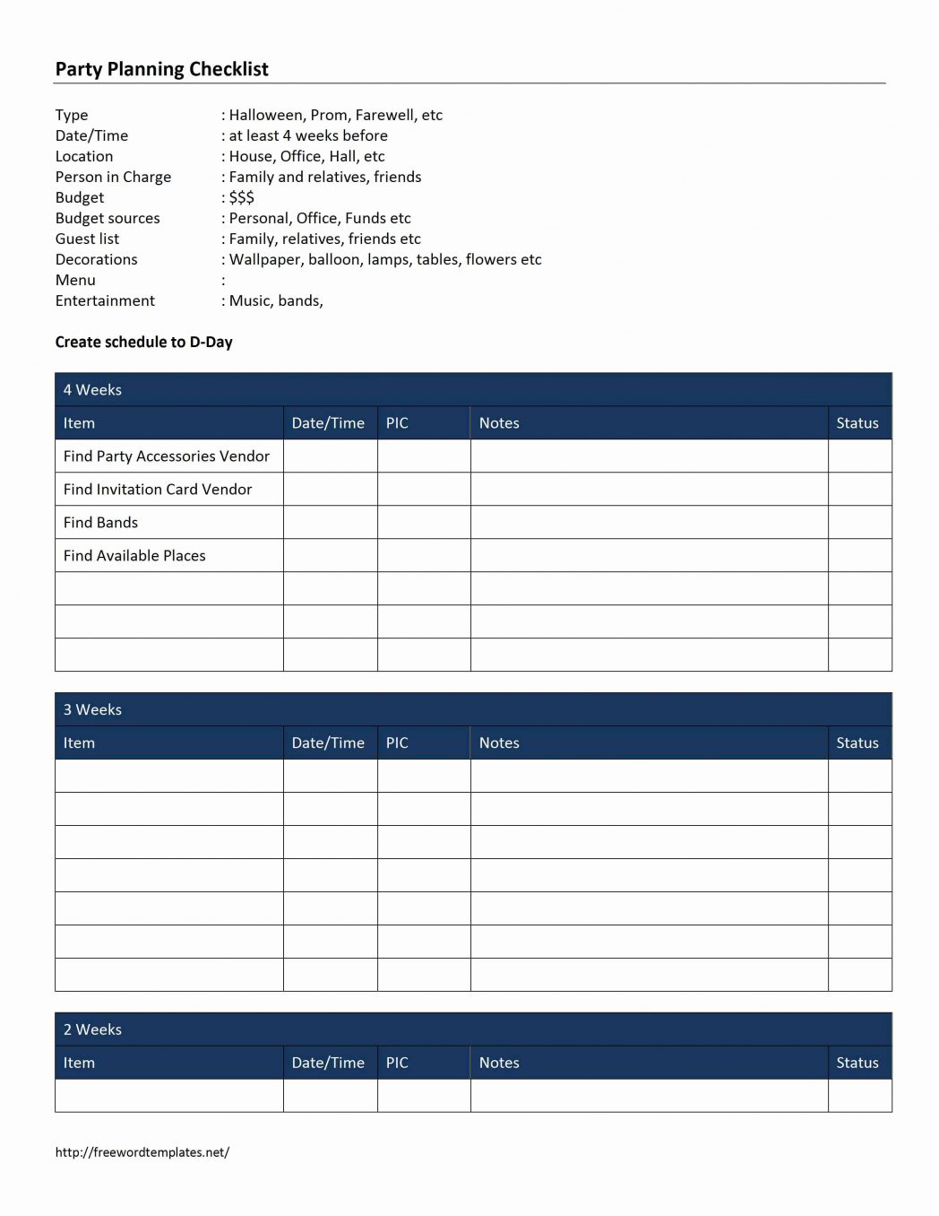 20+ FREE Project Management Templates Checklists Online