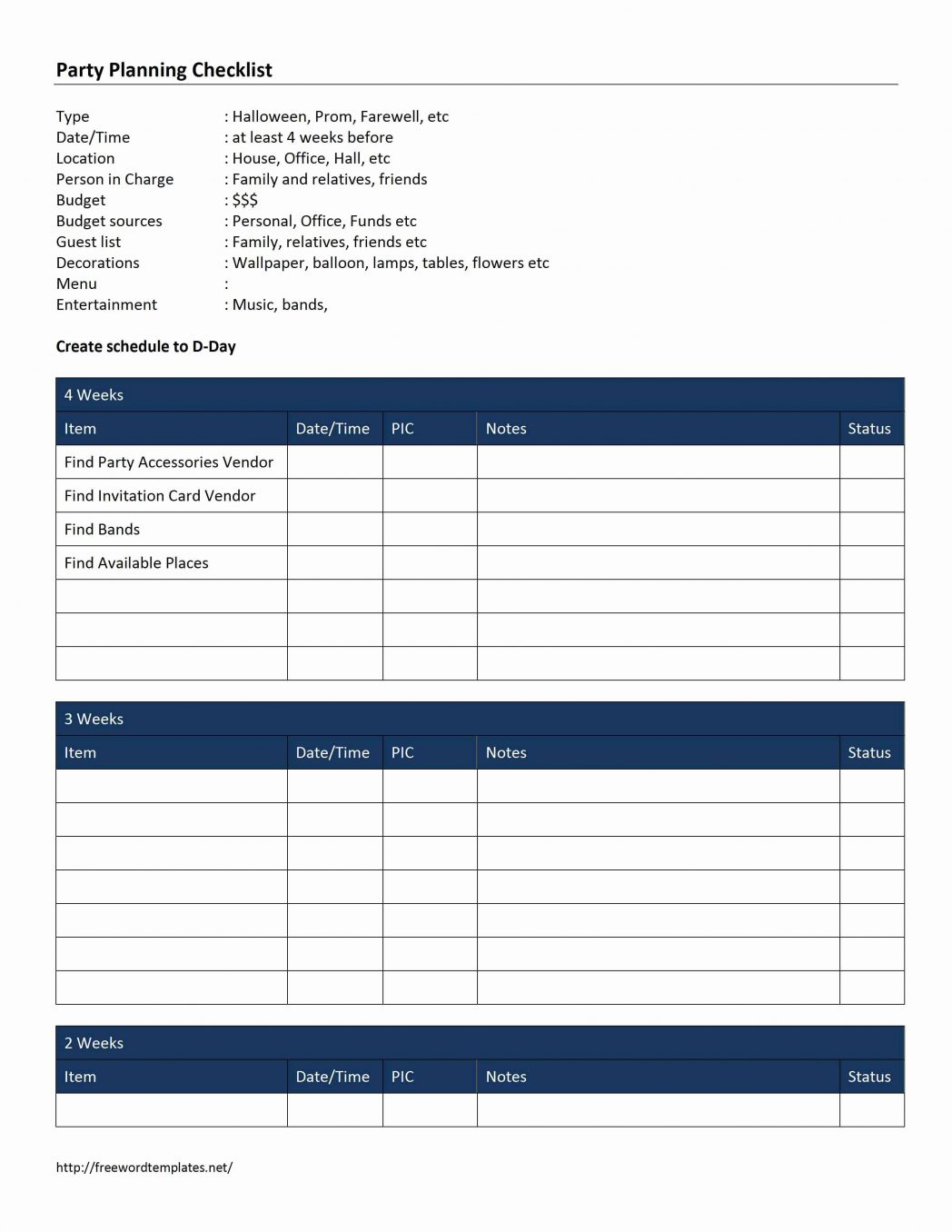 Project Management Templates Word Example of Spreadshee basic project