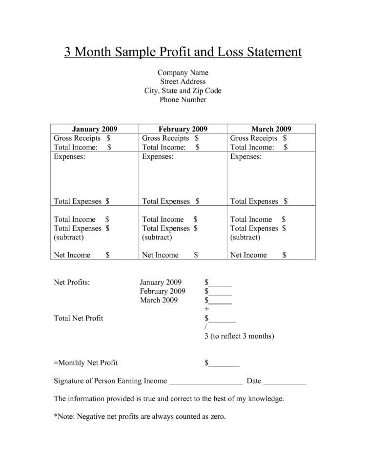 Profit And Loss Statement Template For Self Employed Excel Example of Spreadshee profit and loss Profit And Loss Statement Template For Self Employed Excel Example of Spreadshee profit and loss