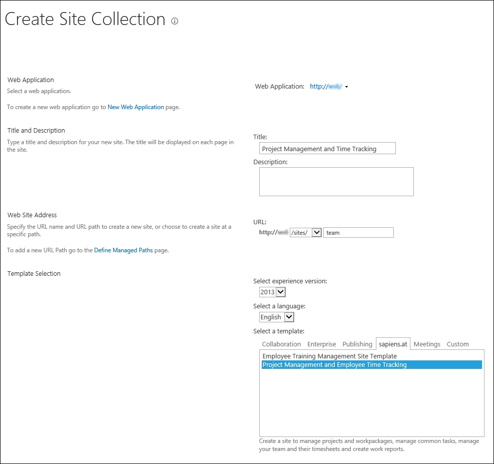 Sharepoint Project Management And Time Tracking Configuration with