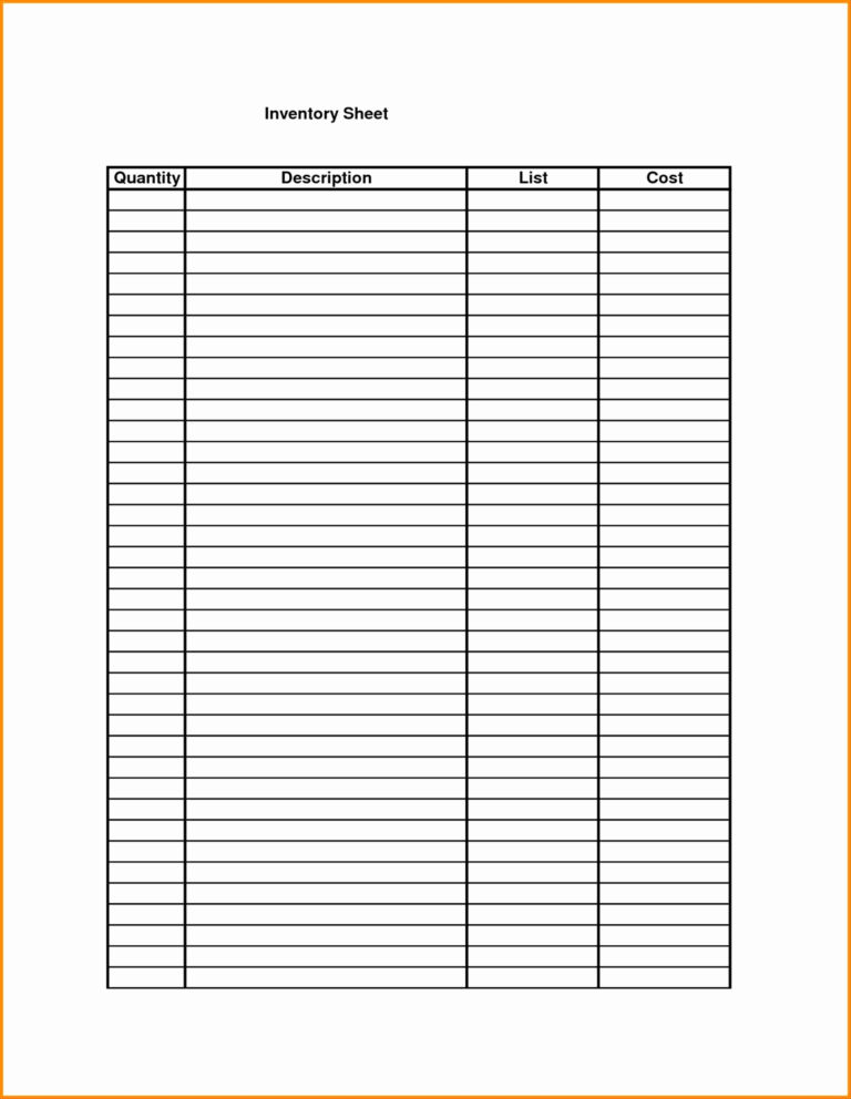 Bar Stock Control Sheet Excel Beautiful 50 Best Stock