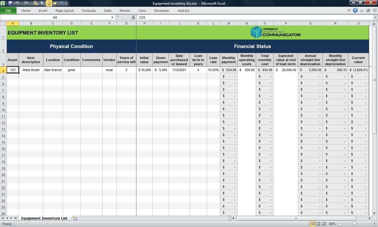 Free Excel Inventory Tracking Spreadsheet Inventory Spreadshee Free