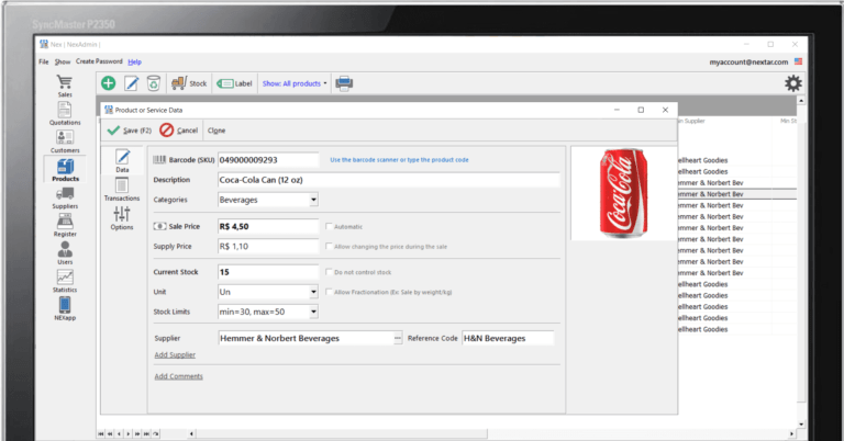 Free Inventory Management Software » Nextar Pos within