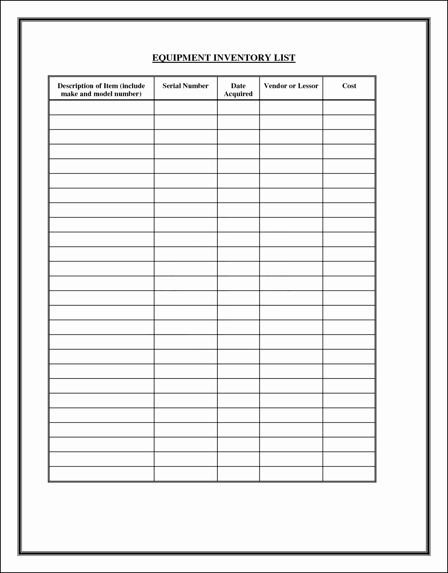 Bar Inventory List Template Inventory Spreadshee Bar Inventory List Template.