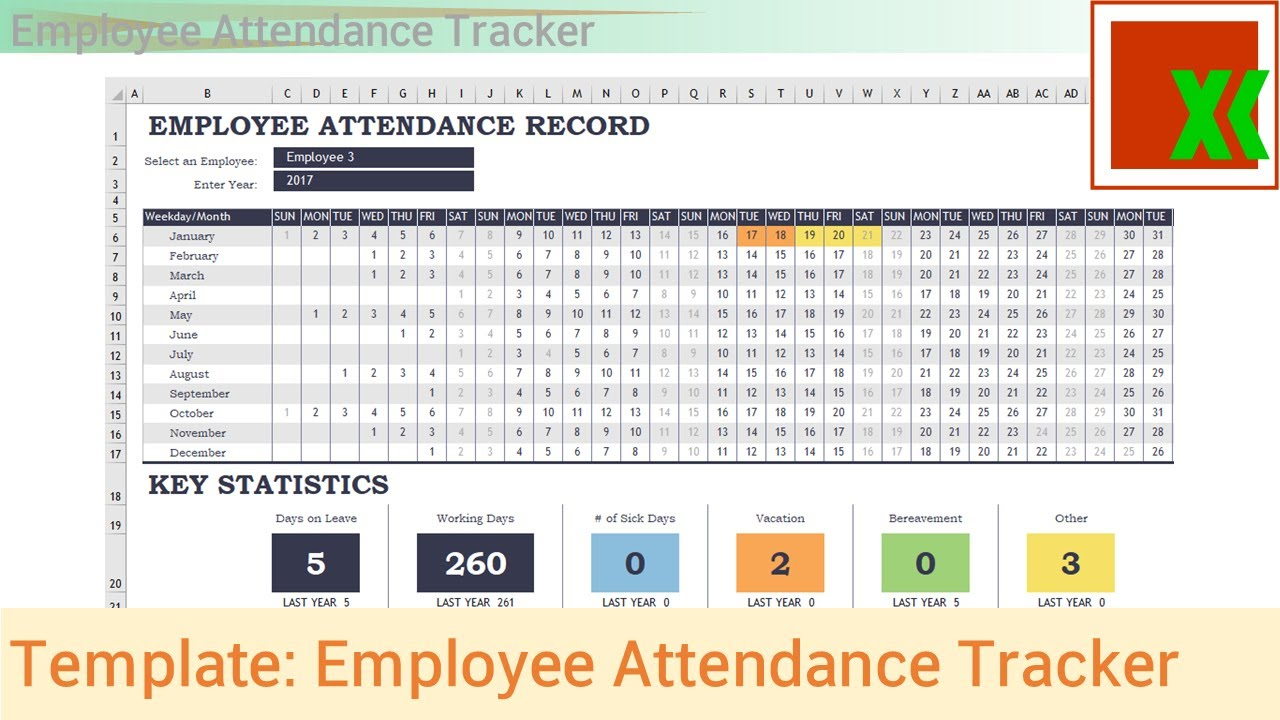 Employee Paid Time Off Tracking Spreadsheet Tracking Spreadshee