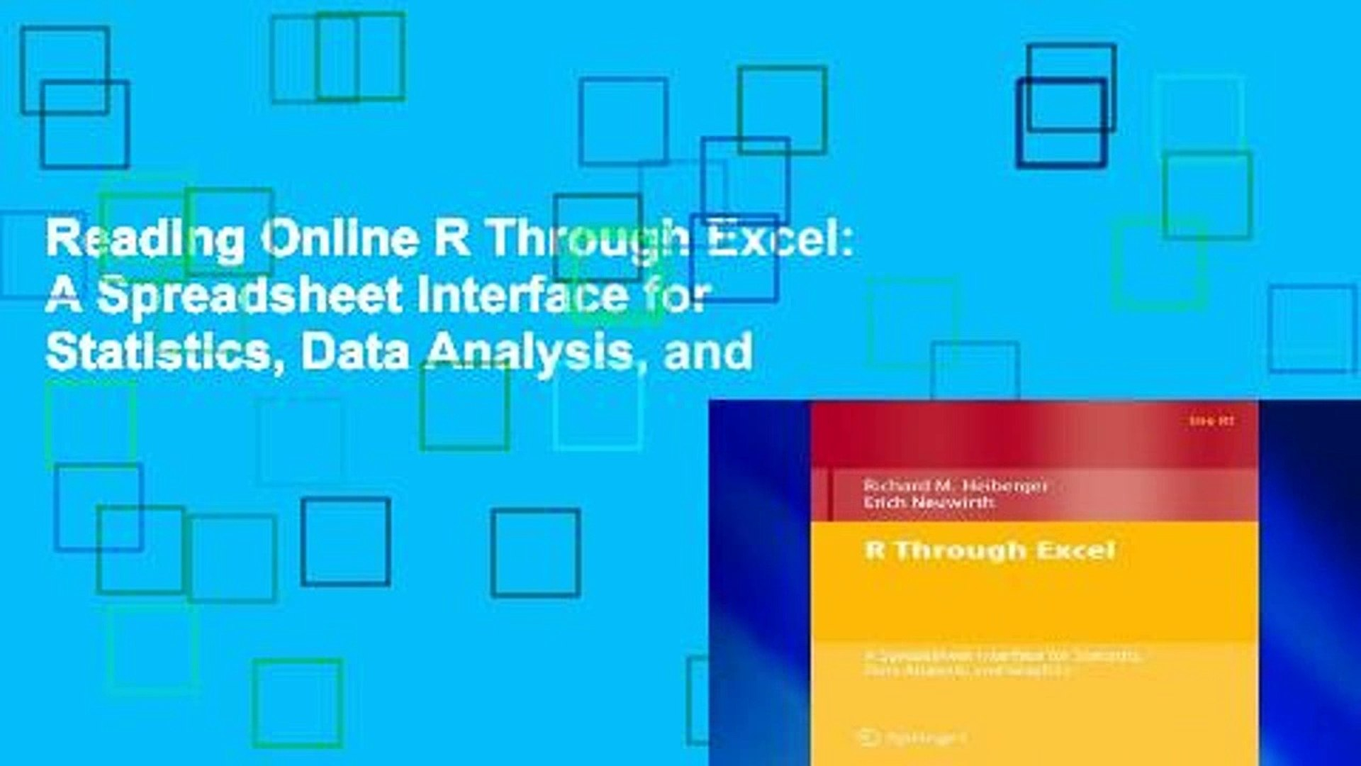 Reading Online R Through Excel A Spreadsheet Interface For within Data