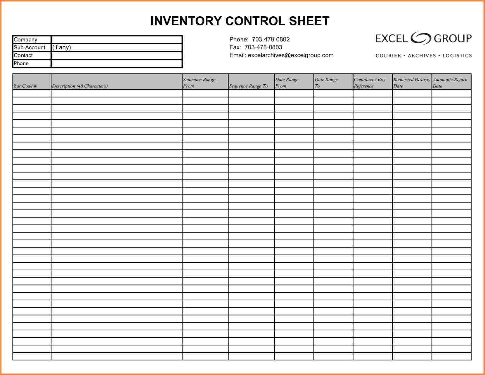 Basic Inventory Sheet Template Inventory Spreadshee simple inventory