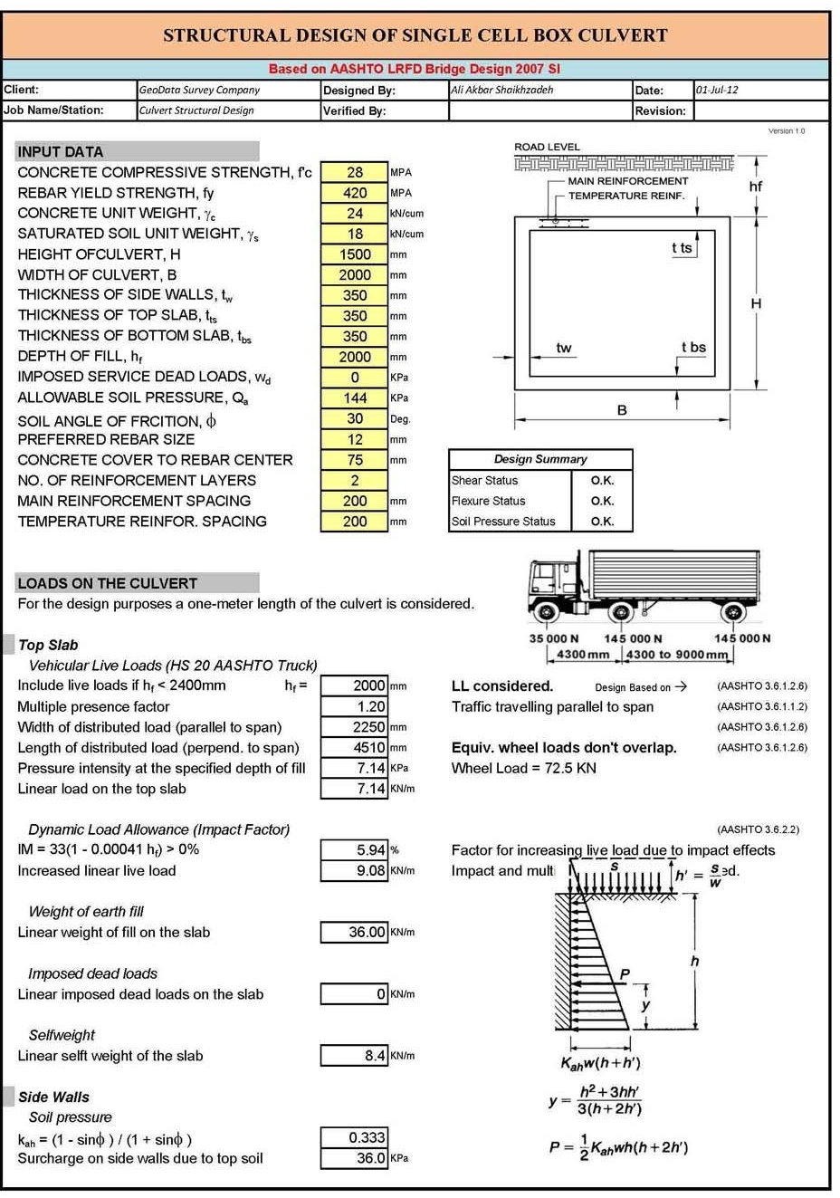 Slab Formwork Calculation Excel Greenpointer With Formwork Design