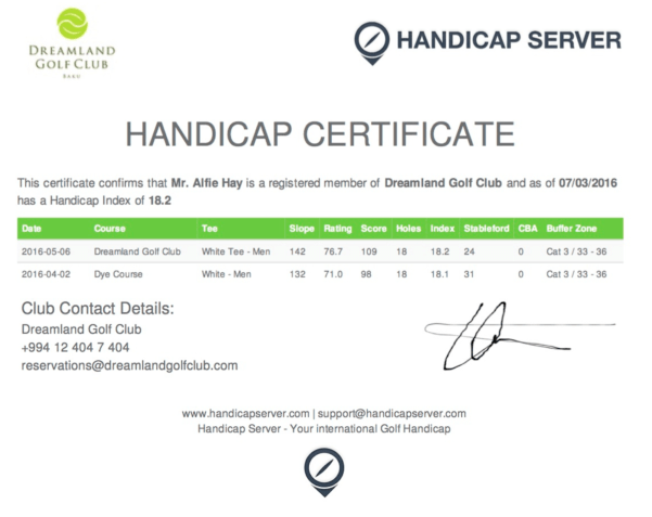 Australian Golf Handicap Calculator Spreadsheet Printable Spreadshee