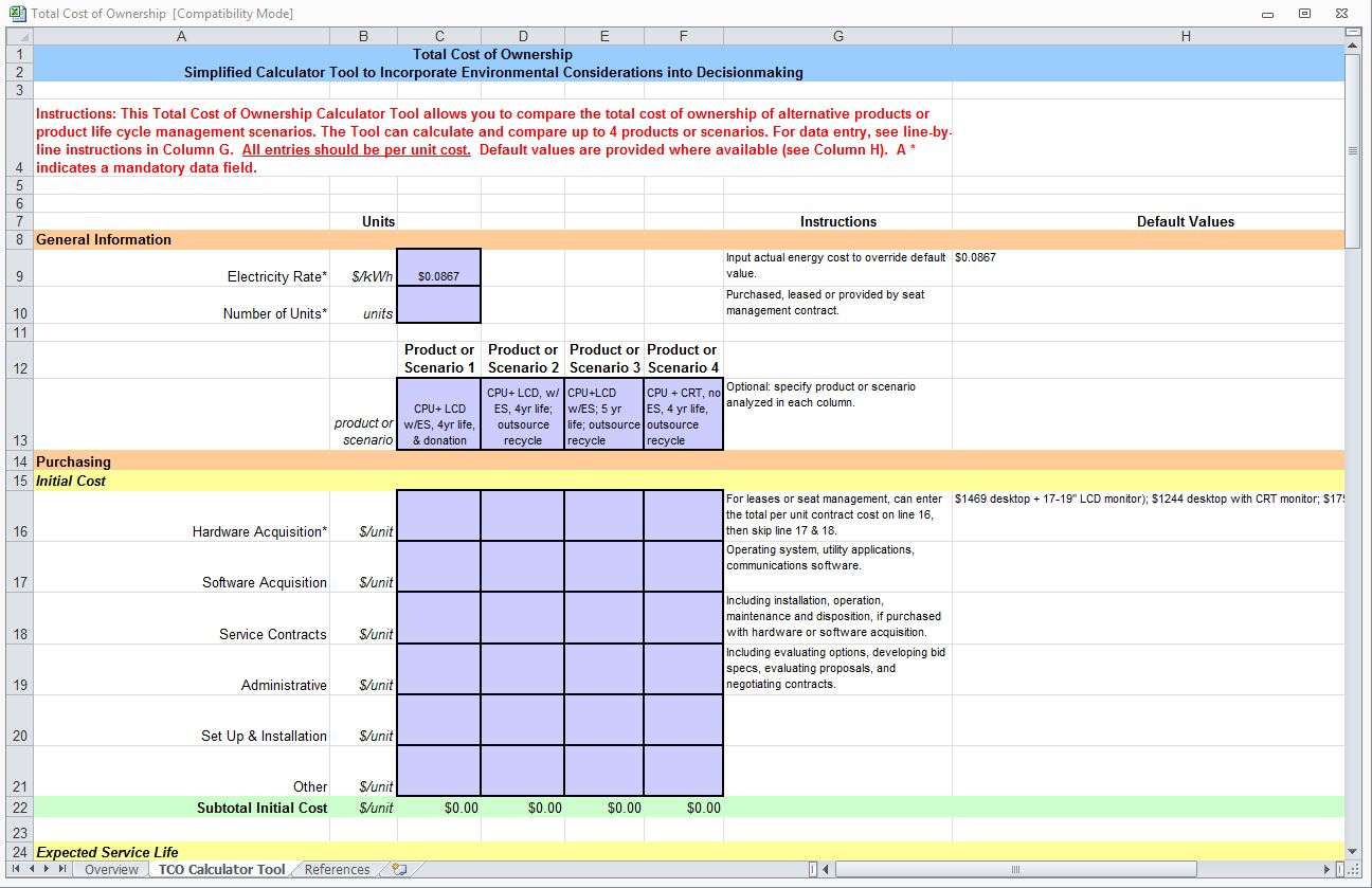 Aws Cost Spreadsheet —