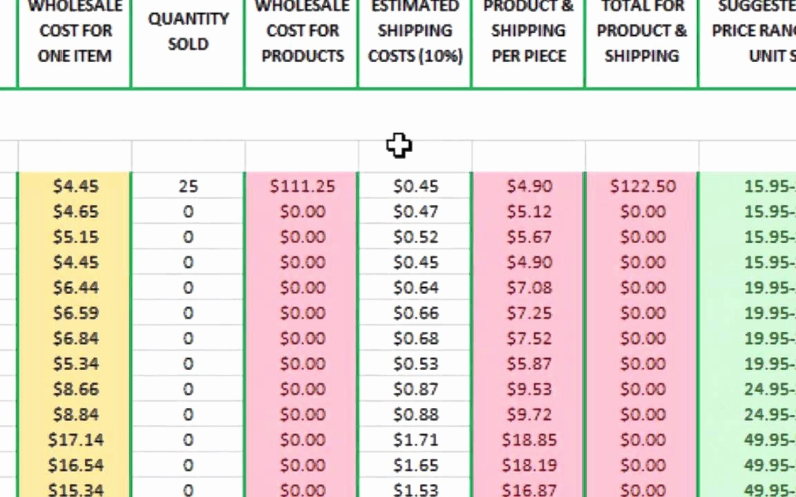 Aws Pricing Spreadsheet —