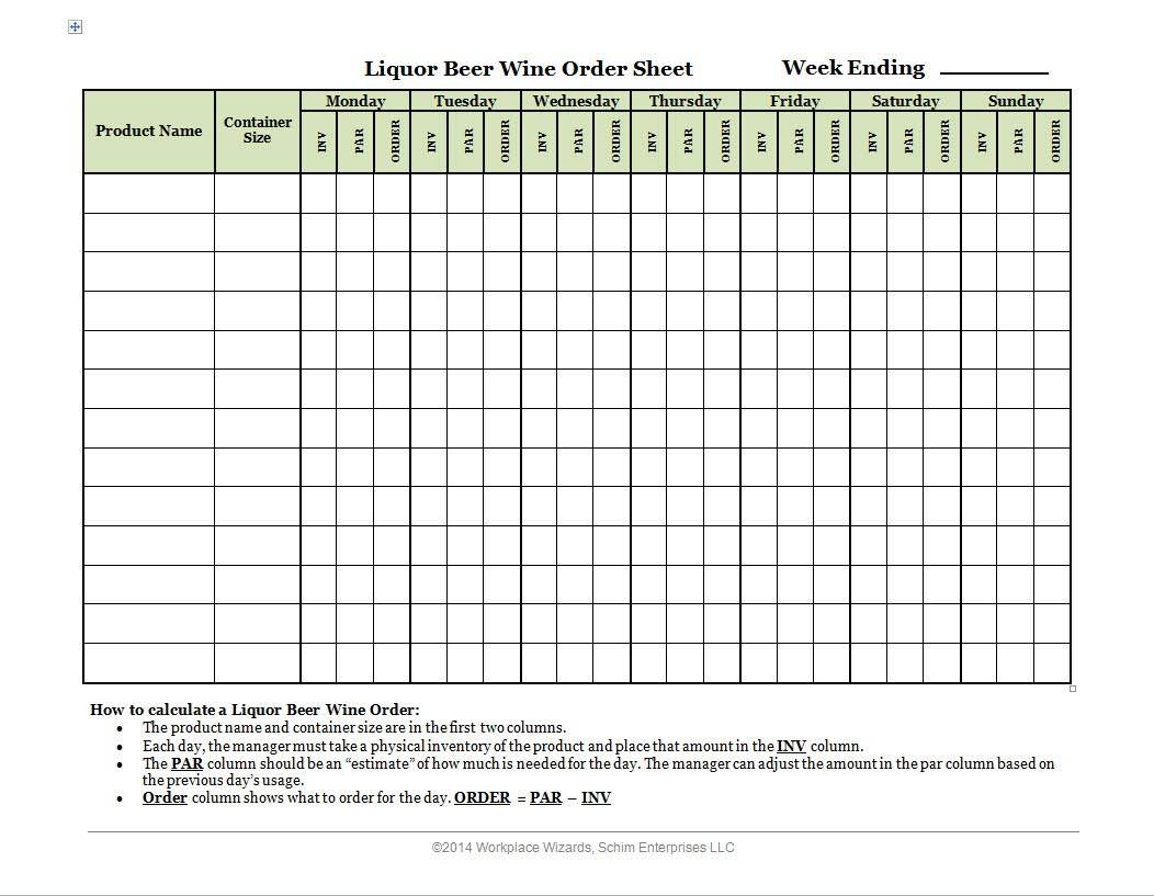 Bar Stocktake Spreadsheet Spreadsheet Downloa bar stocktake spreadsheet. free bar stocktake