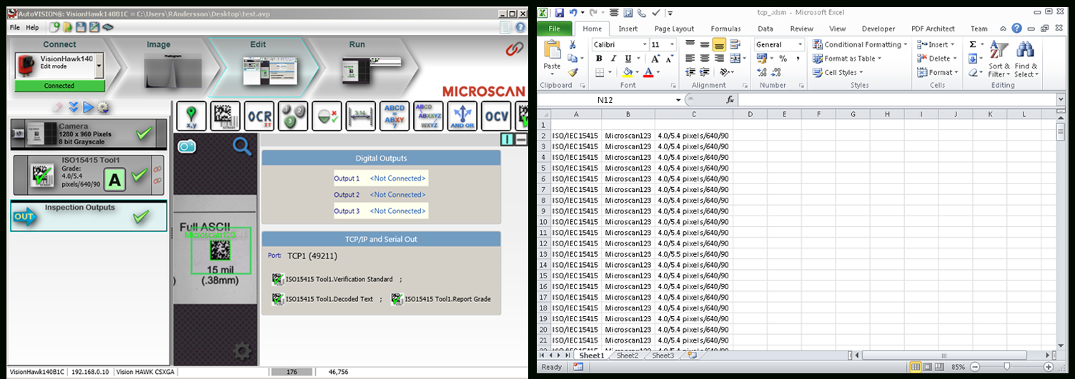 Barcode Scanner To Excel Spreadsheet —