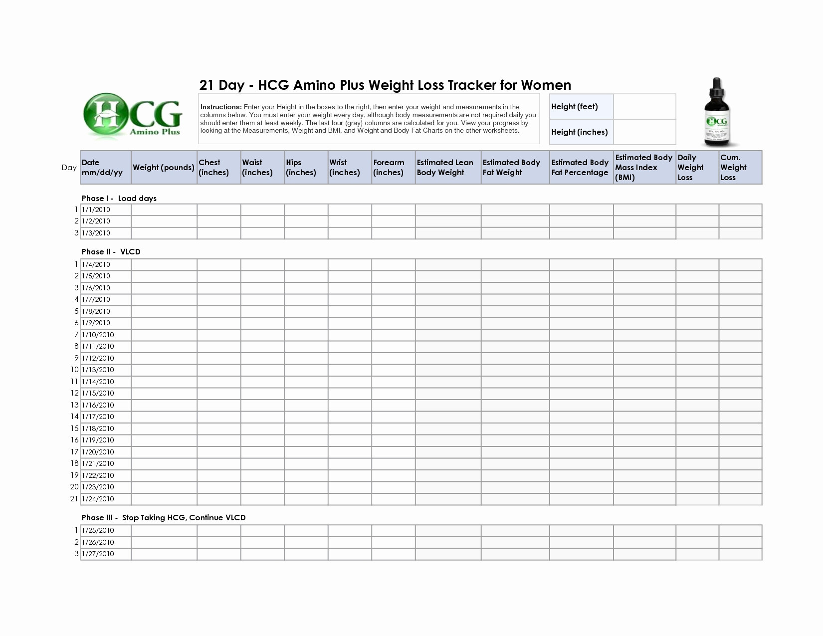 EXCEL TEMPLATES Biggest Loser Weight Loss Chart