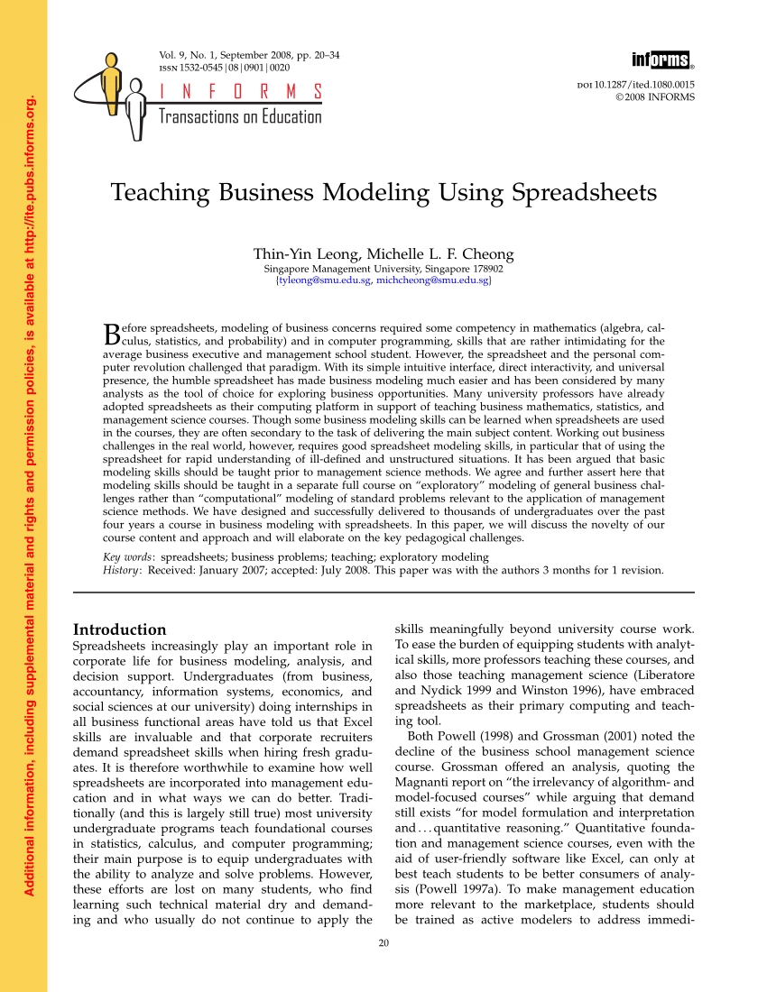 Business Analytics The Art Of Modeling With Spreadsheets Pdf —