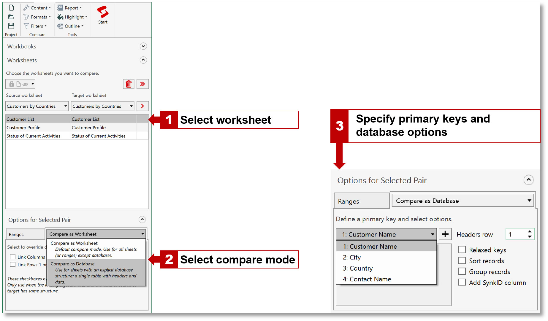 Compare Two Excel Spreadsheets within Compare Two Excel Files, Compare
