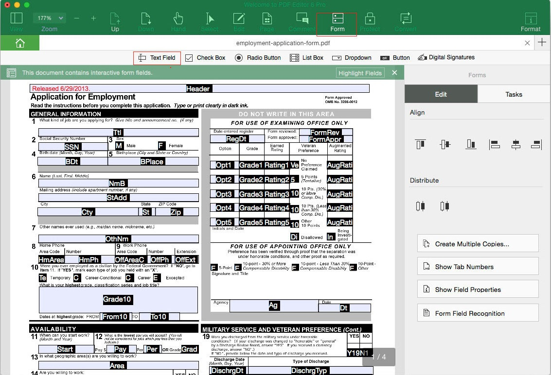 Convert Excel Spreadsheet To Fillable Pdf Form —