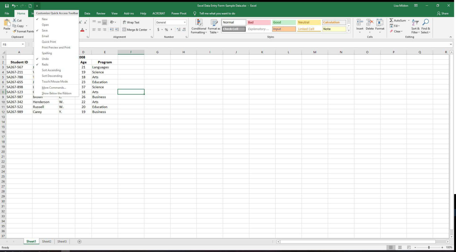 Create A Form From Excel Spreadsheet for Excel Data Entry Form Tutorial