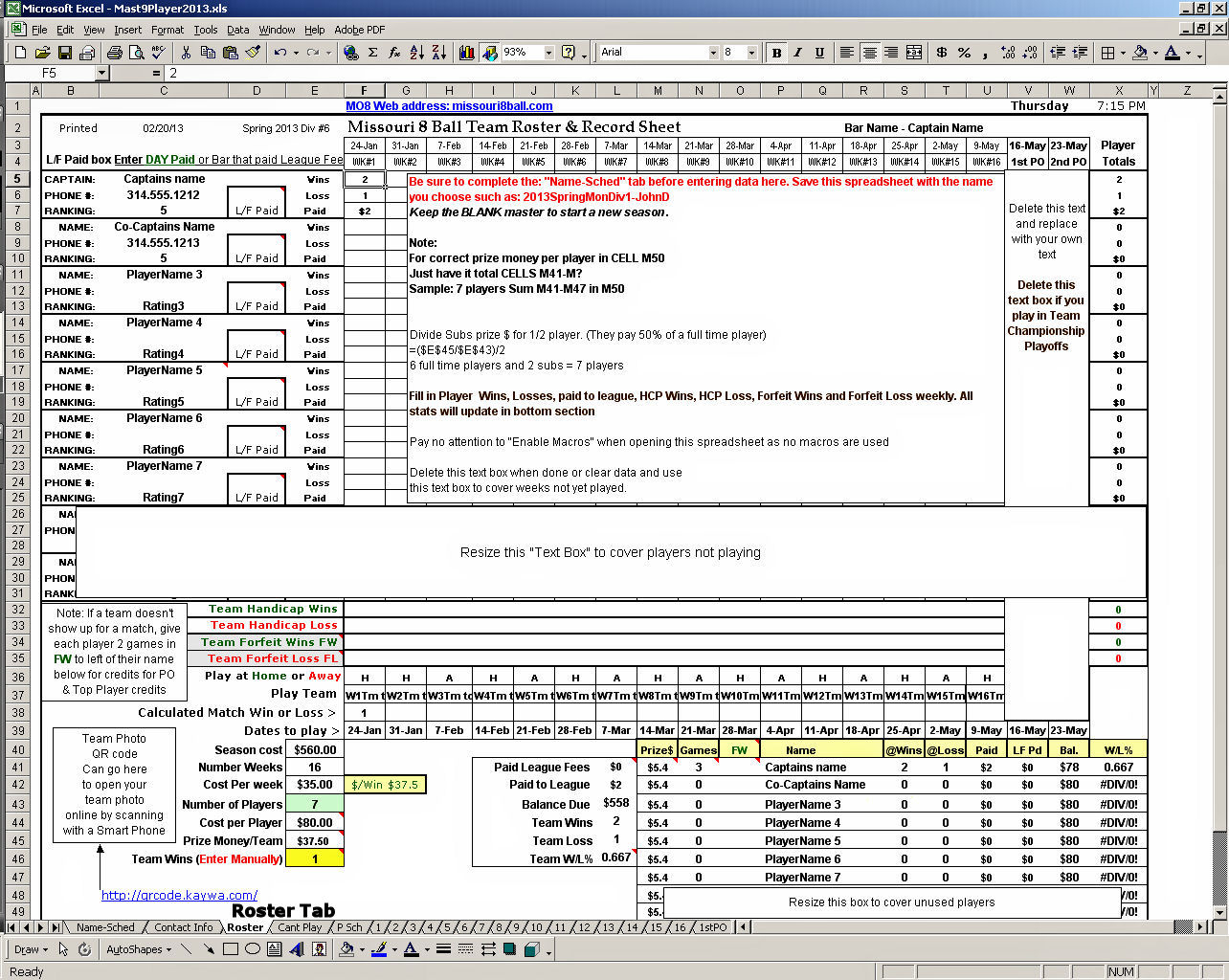Darts League Excel Spreadsheet Printable Spreadshee darts league excel