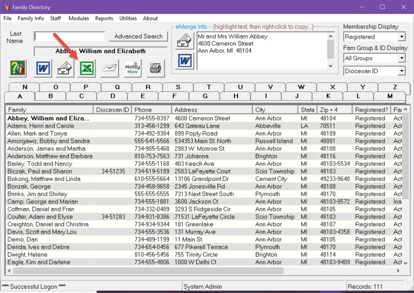 Dfs Excel Spreadsheet throughout Dfs Family Directory Email List How