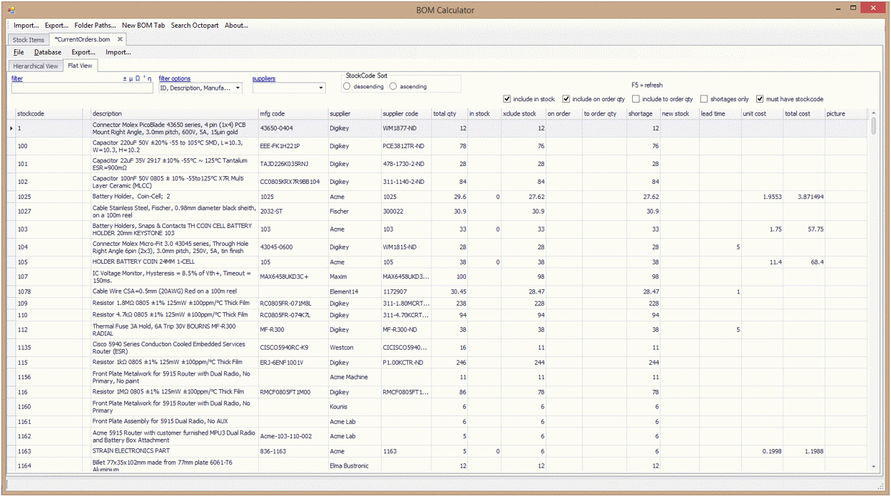 Electronic Components Inventory Spreadsheet Google Spreadshee