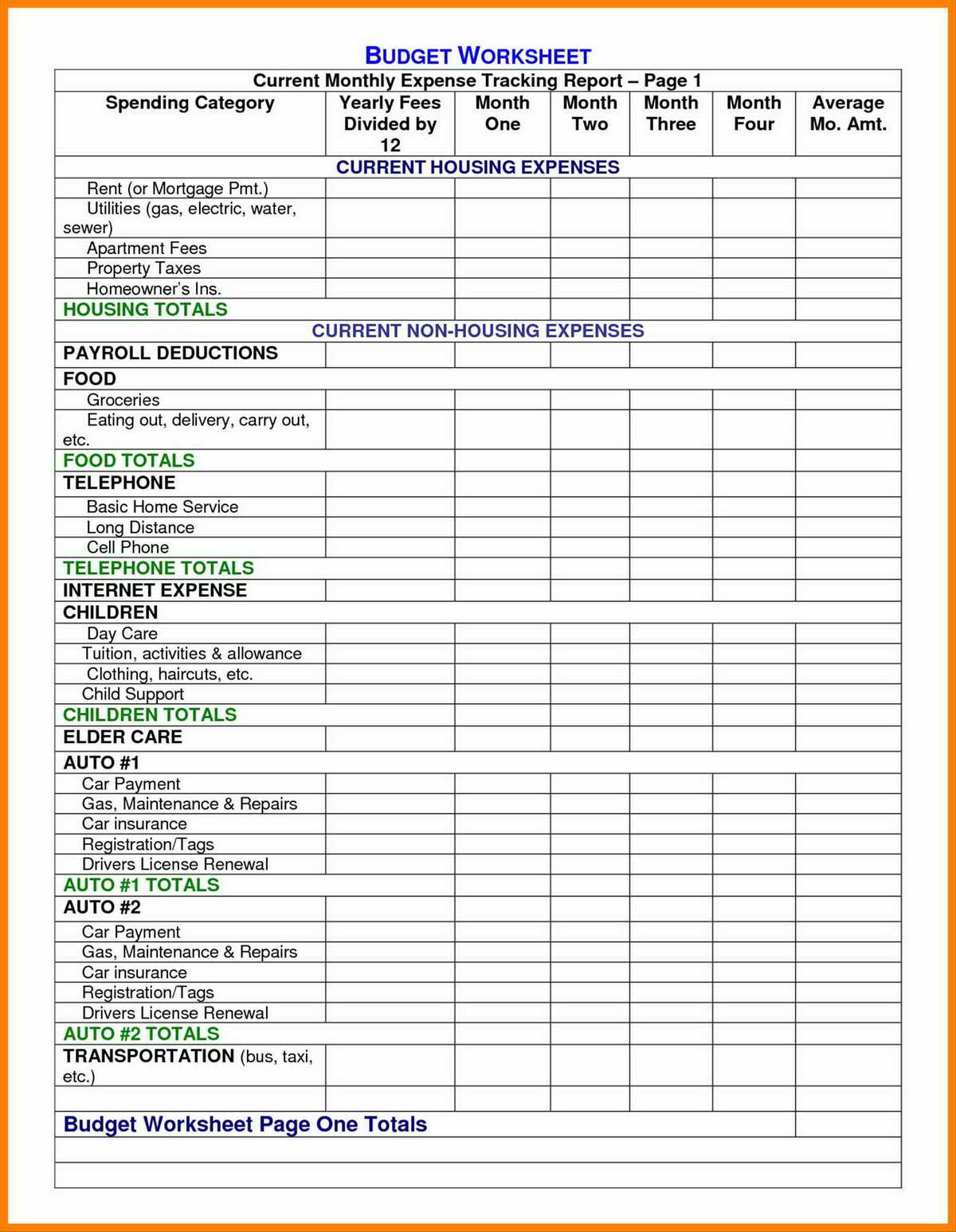 Excel Budget And Expense Spreadsheet Within Business And Expense Spreadsheet With
