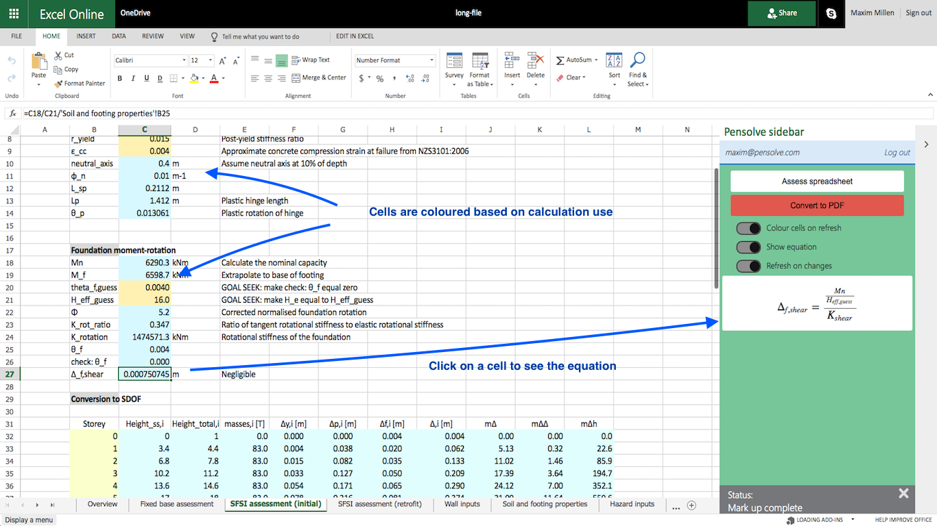 Excel Engineering Spreadsheets —