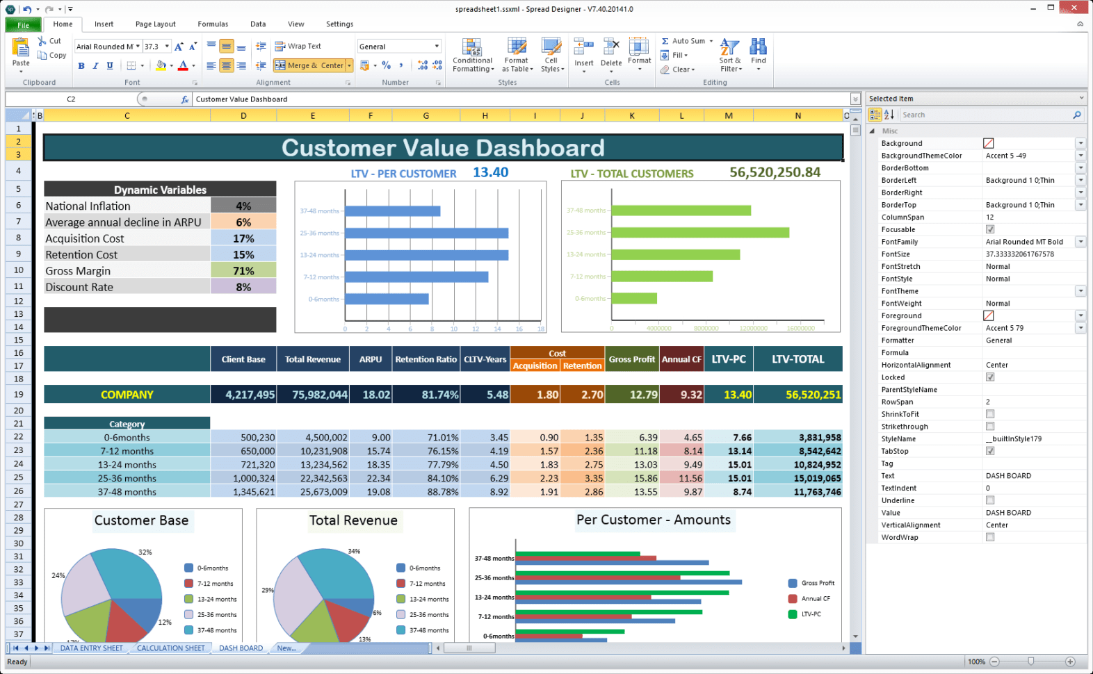 Excel Spreadsheet Designer —