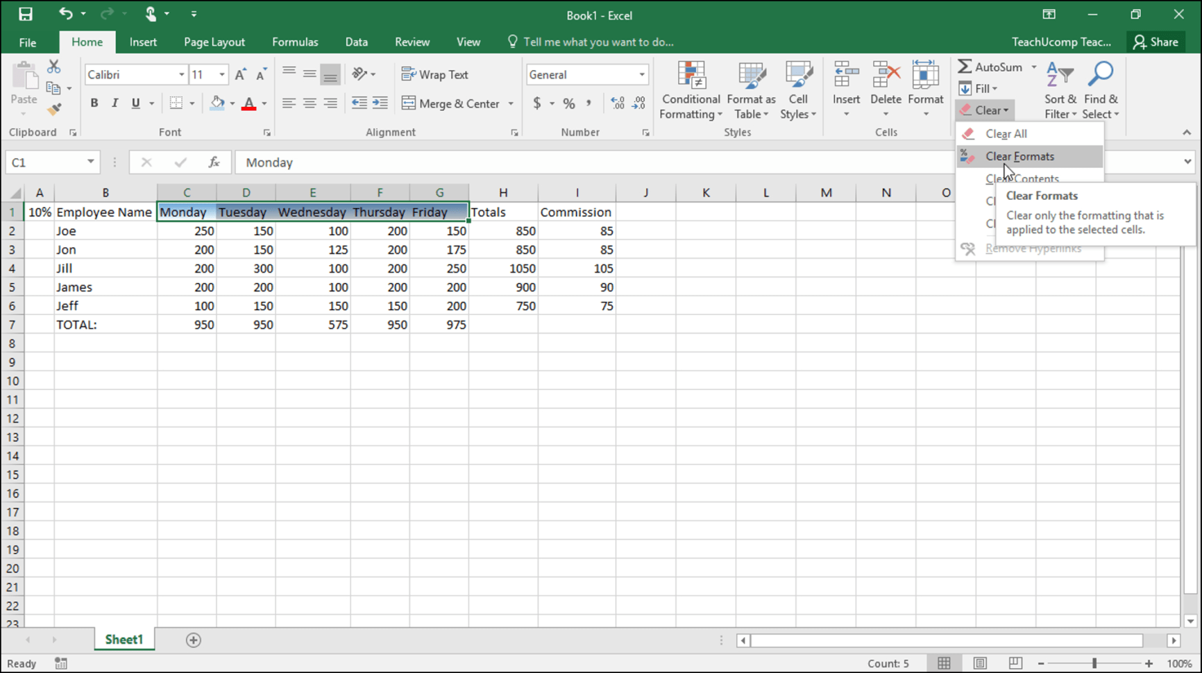 Formatting Excel Spreadsheets in Remove Cell Formatting In Excel