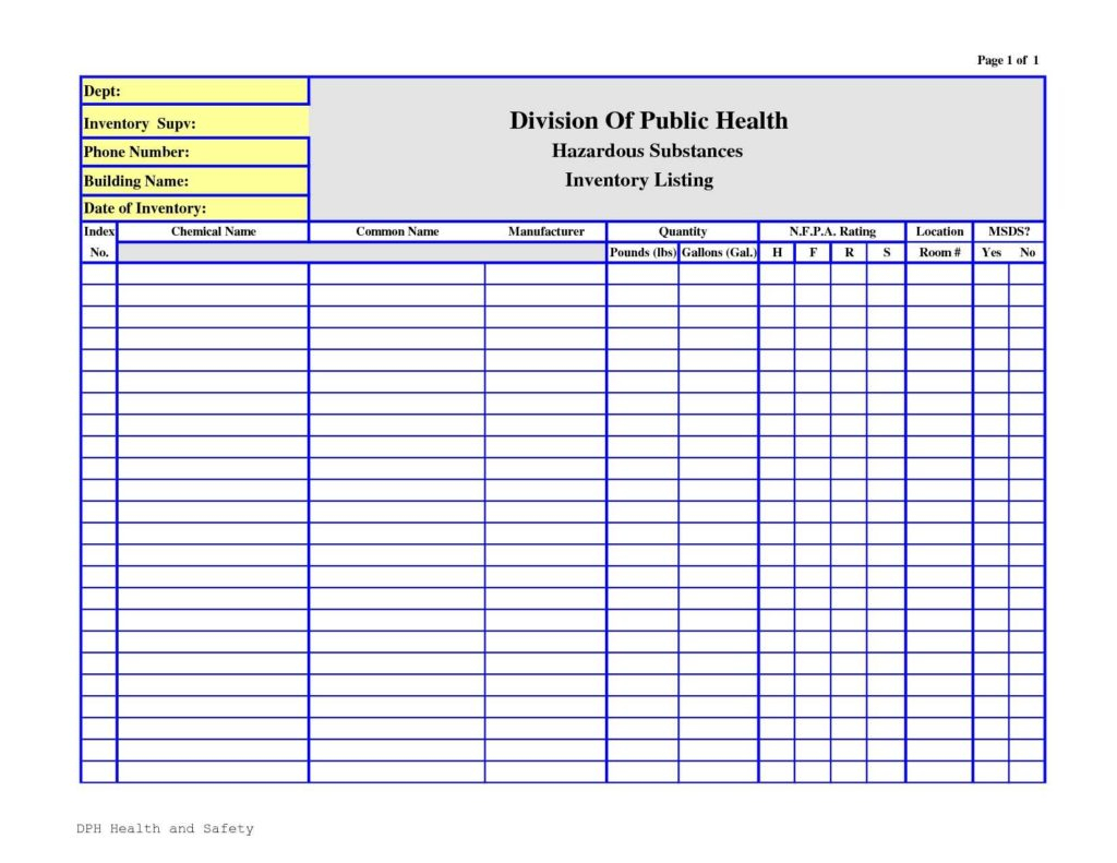 Free Excel Inventory Spreadsheet throughout Free Excel Inventory