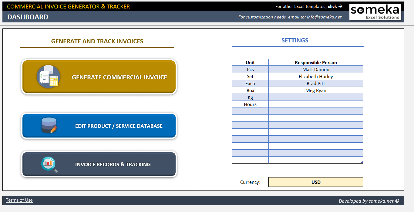 Generate Invoice From Excel Spreadsheet —