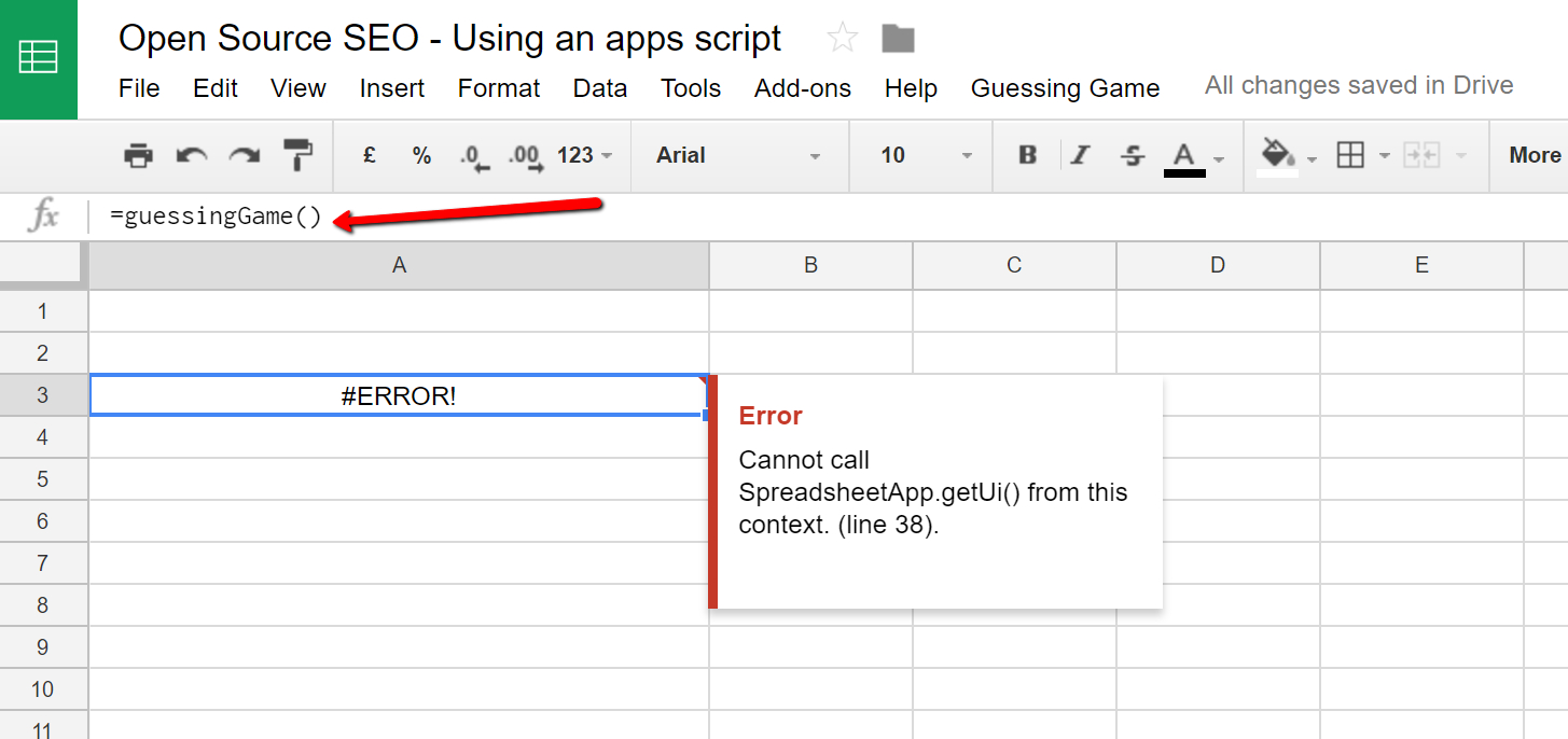 Google Spreadsheet Functions in Introduction To Google Apps Scripts