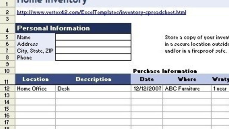Home Contents Insurance Calculator Spreadsheet pertaining to Best Home