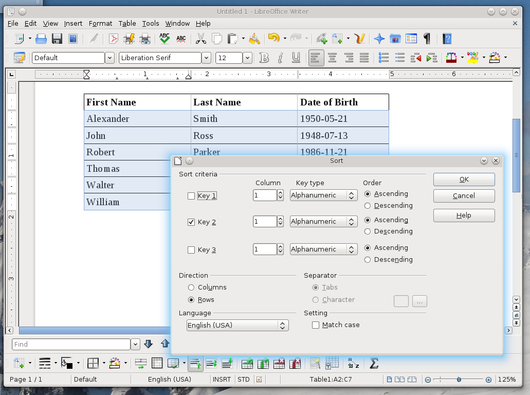 How To Create A Table In Openoffice Spreadsheet intended for Seven
