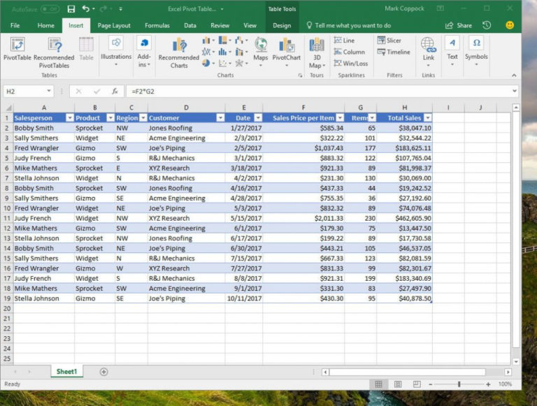 How To Create An Excel Spreadsheet For Dummies —