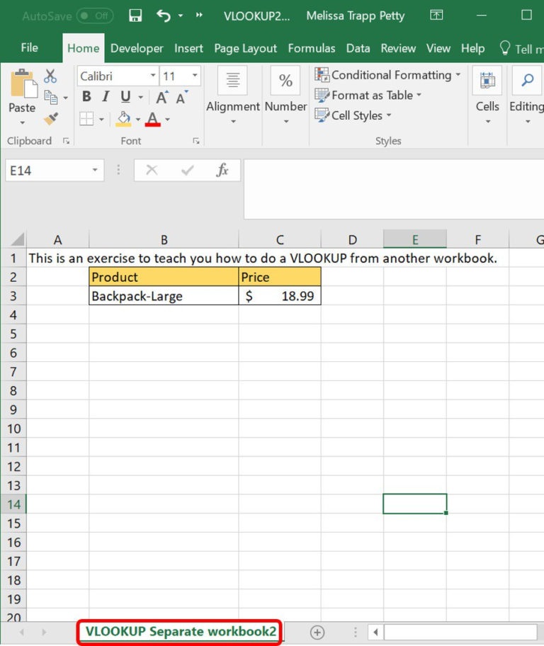 How To Do A Vlookup Between Two Spreadsheets in Vlookup Examples An