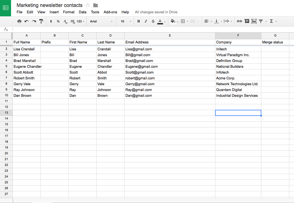 How To Send A Mass Email From Excel Spreadsheet —