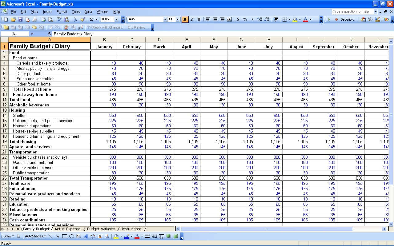 How To Set Up Excel Spreadsheet For Expenses —