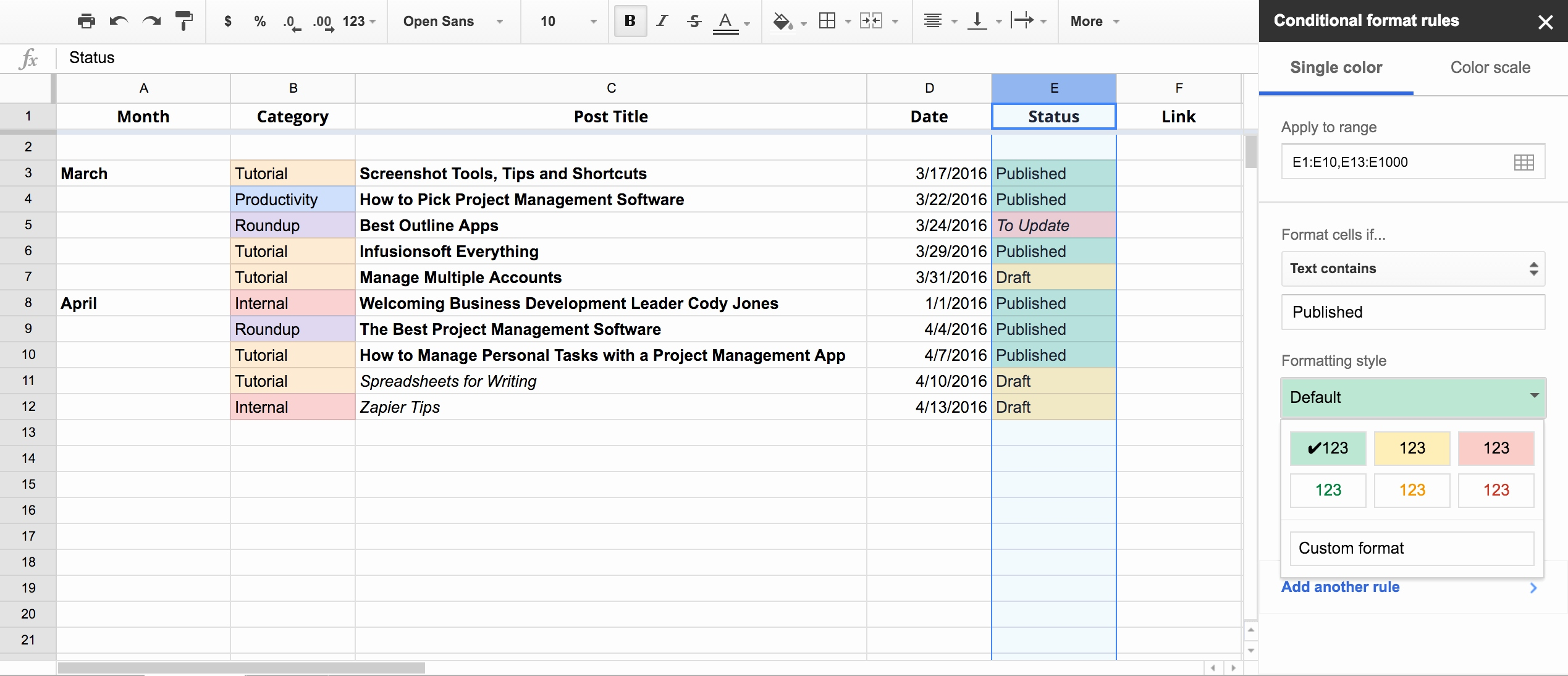 Google Sheets: Online Spreadsheet Editor Google Workspace