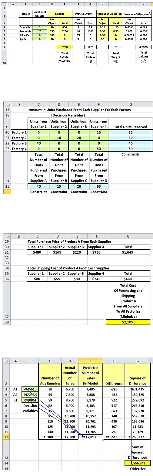 Optimization Modeling With Spreadsheets for Amazon Stepbystep