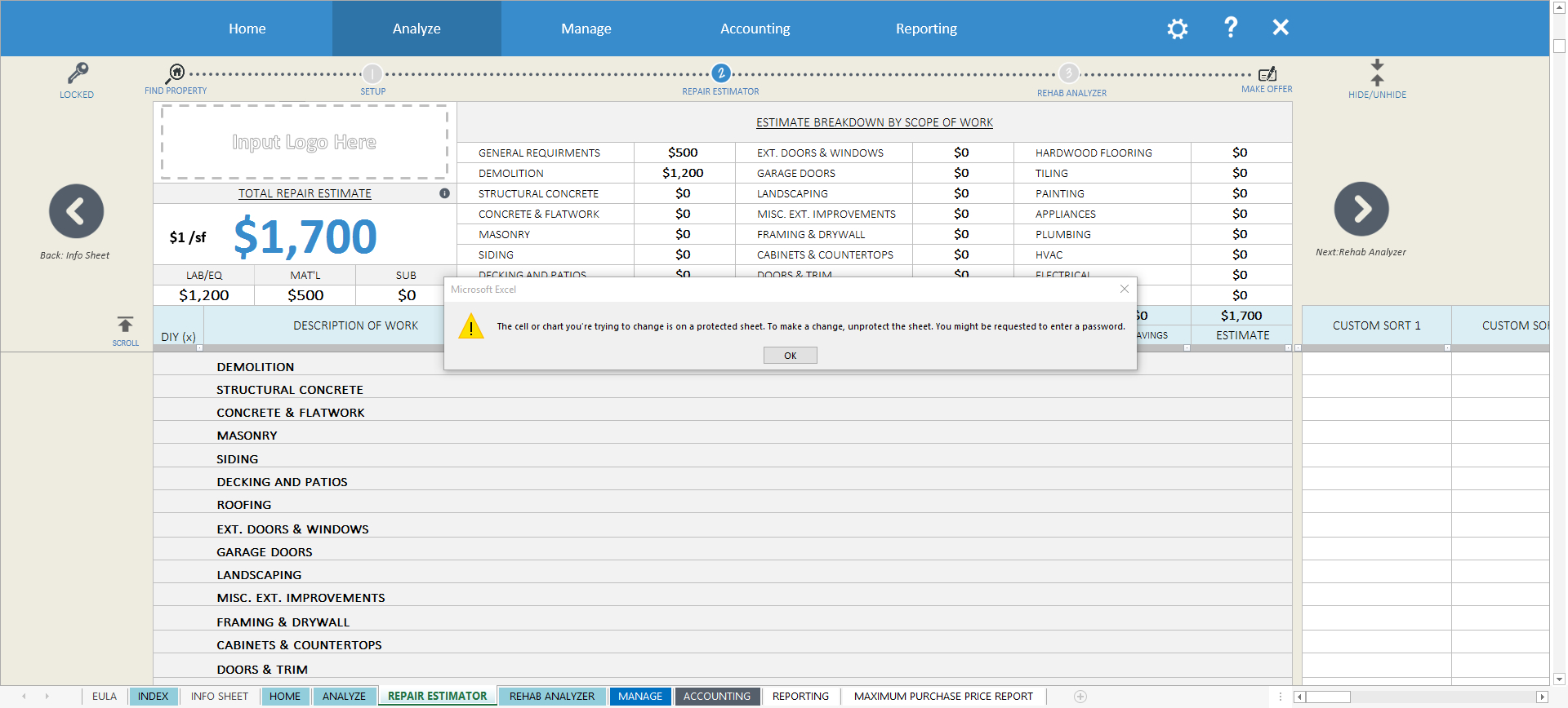 How to make an excel sheet password protected plmtamil