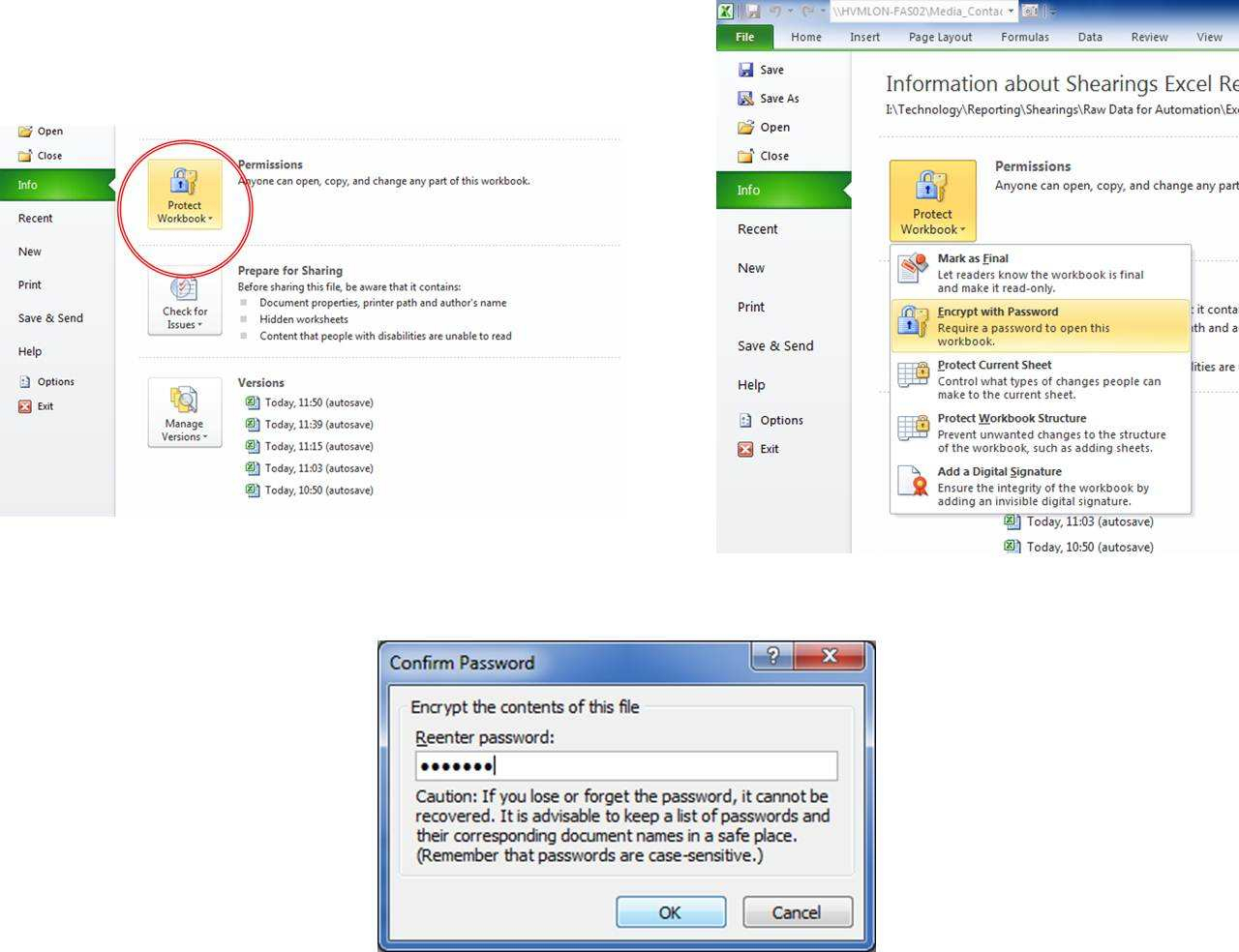 Password Protect Spreadsheet inside How To Password Protect All