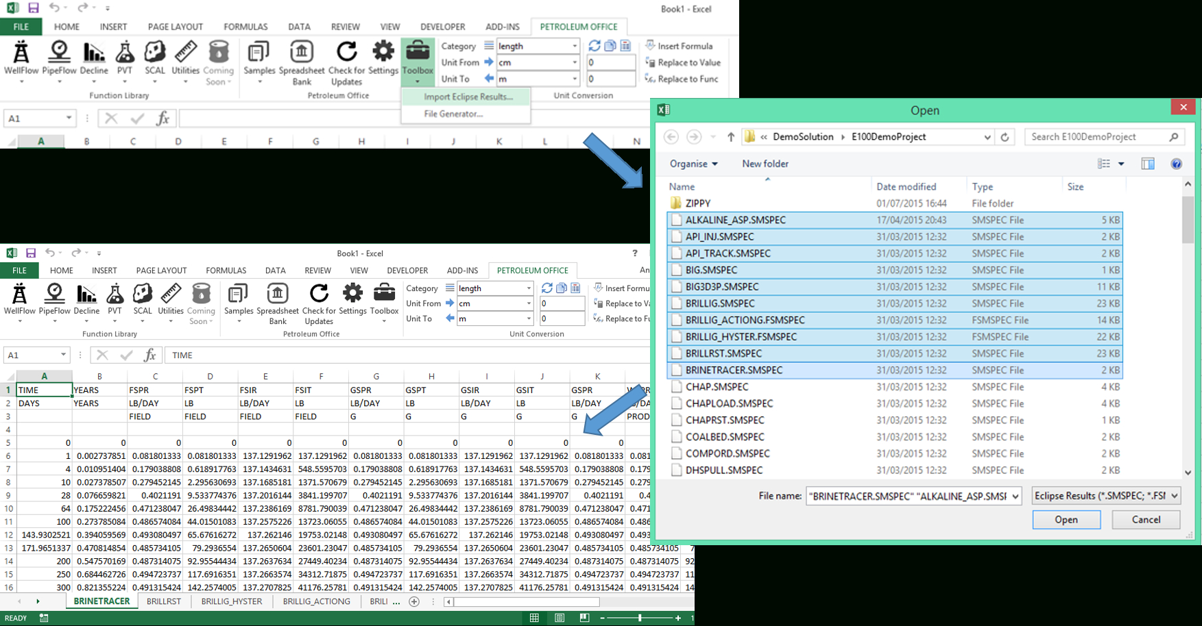 Petroleum Engineering Spreadsheet Excel throughout Petroleum