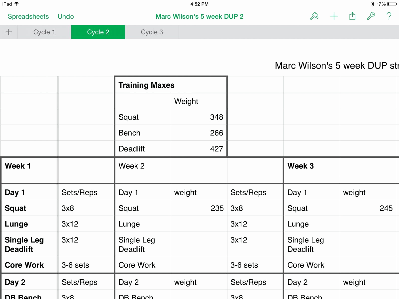 Powerlifting Excel Spreadsheet With 50 New Juggernaut 2.0 Excel