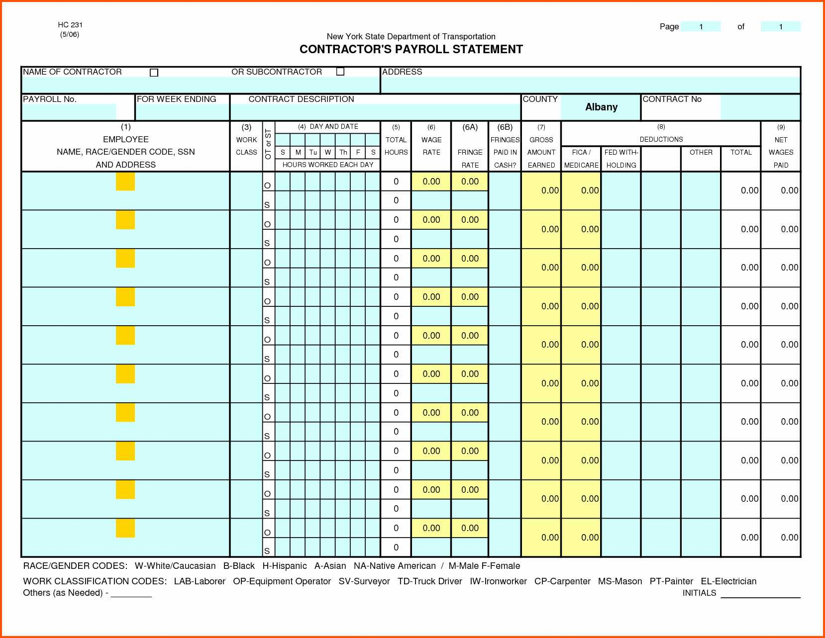 Race Night Spreadsheet —