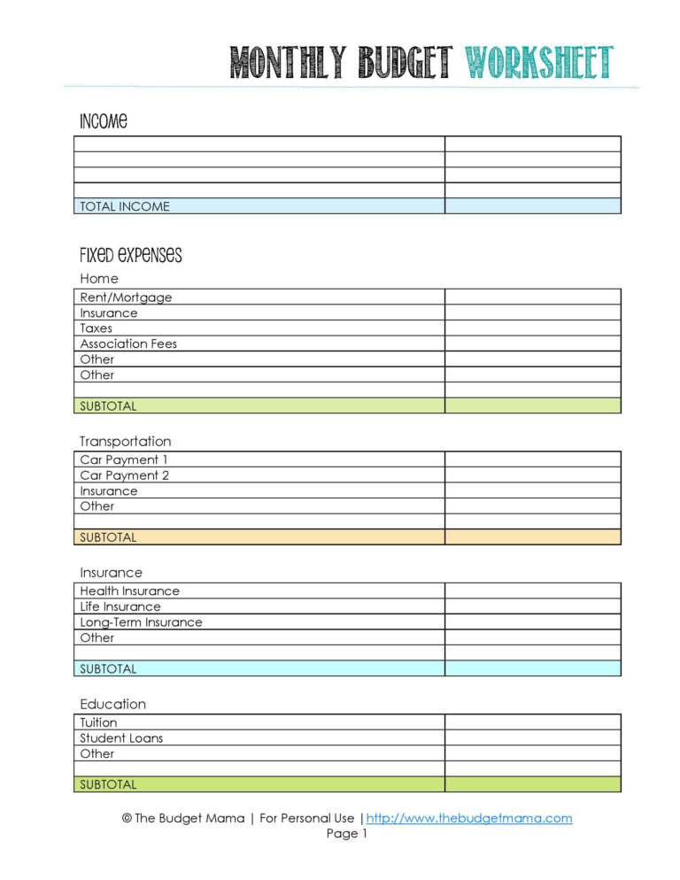 Receipt Tracking Spreadsheet within Expense Tracker