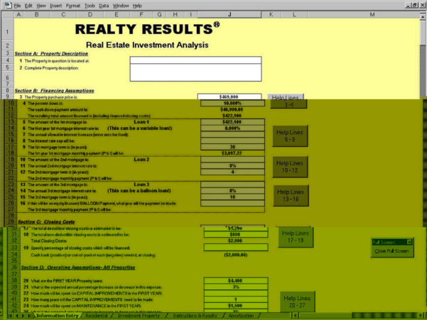 Rental Property Tax Calculator Spreadsheet with regard to Rental