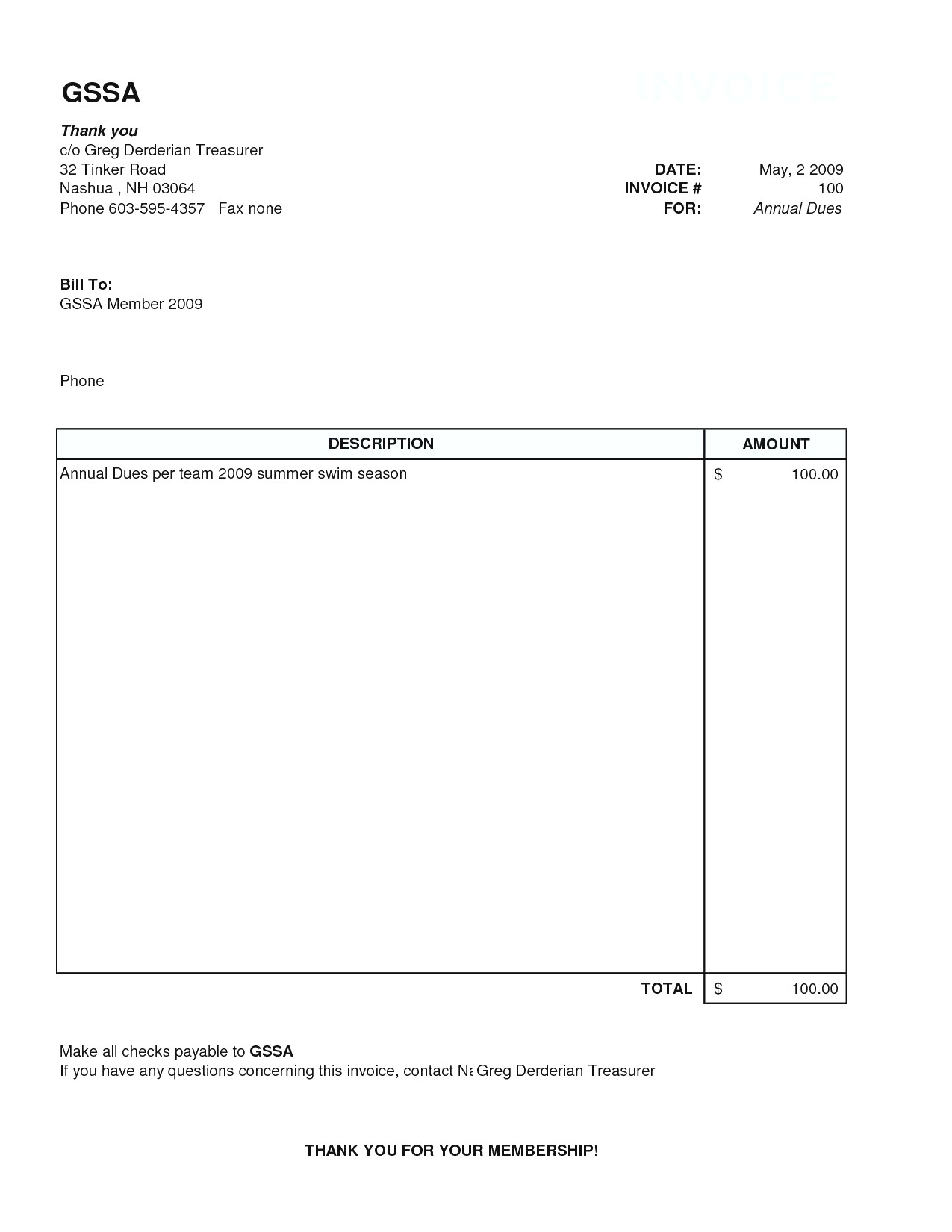 Sample Invoice Spreadsheet regarding Simple Invoice Templates 0